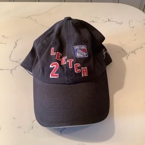 Vintage NewYork Range Brian Leetch Retirement night hat